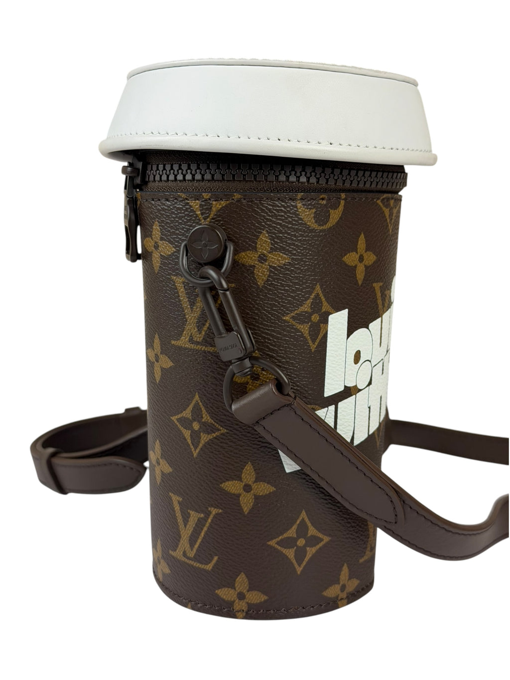Louis Vuitton Limited Edition Monogram Coffee Cup Shoulder Bag