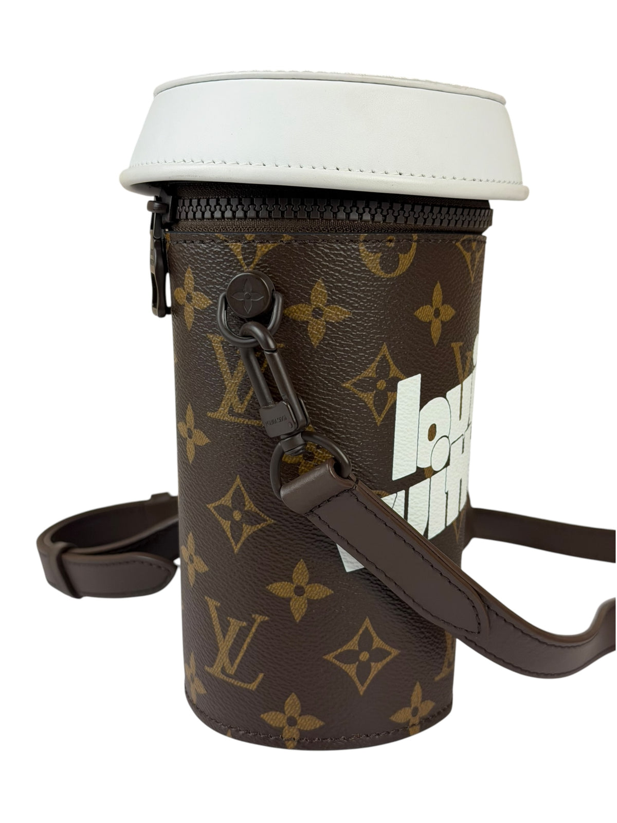 Louis Vuitton Limited Edition Monogram Coffee Cup Shoulder Bag
