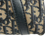 Christian Dior Vintage Canvas Monogram Trotter Oblique Boston Hand Bag