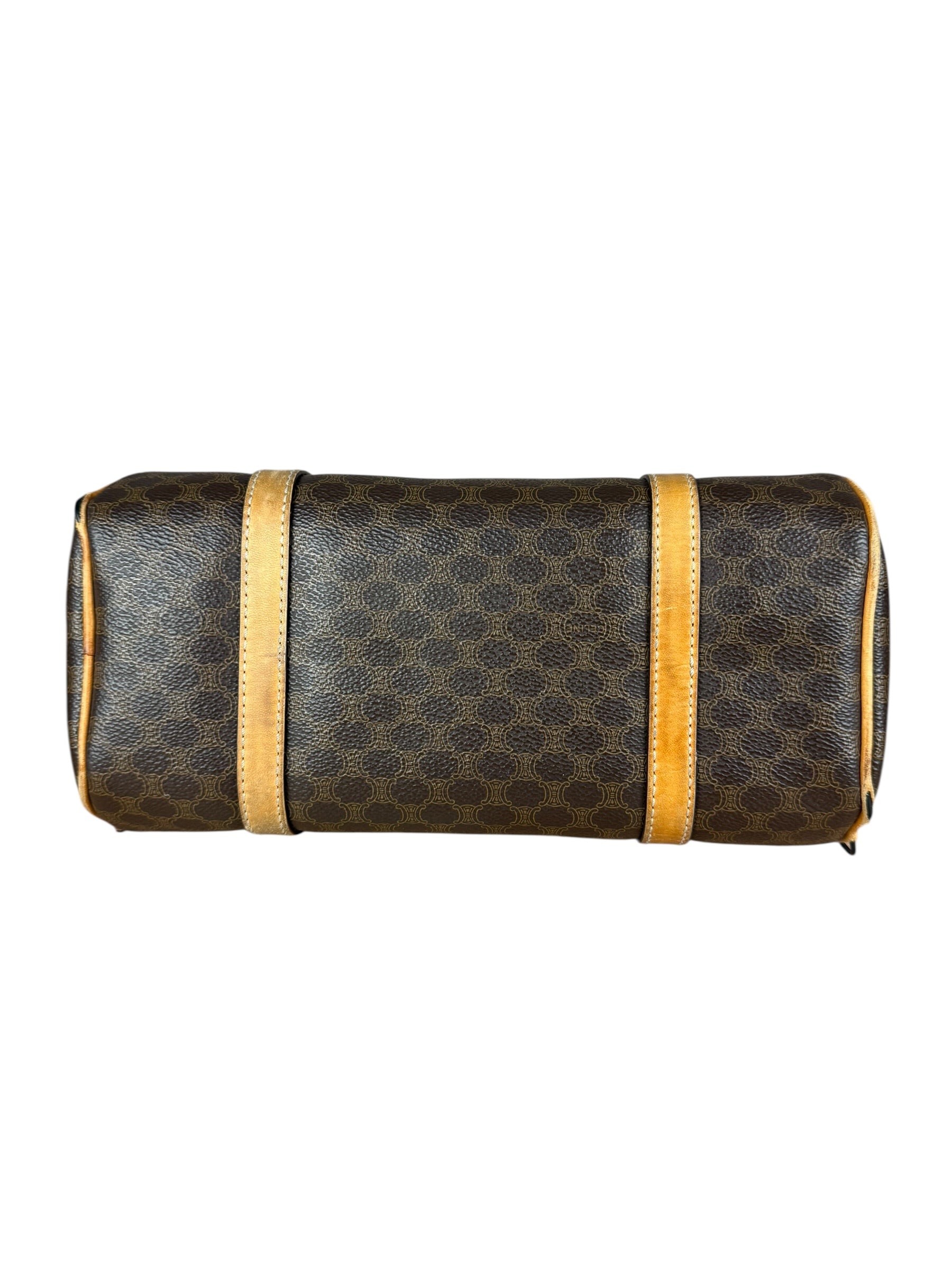 Celine Vintage Macadam Bowler Bag (Exposed Piping)