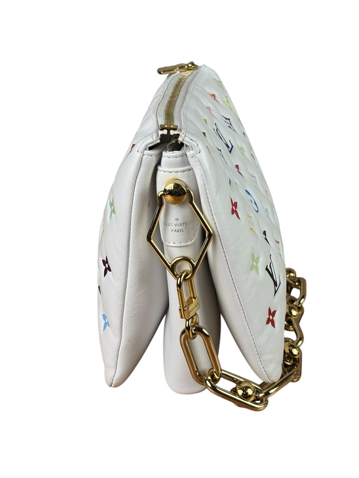Louis Vuitton x Takashi Murakami Colorblock Monogram Coussin Two-Way Bag PM