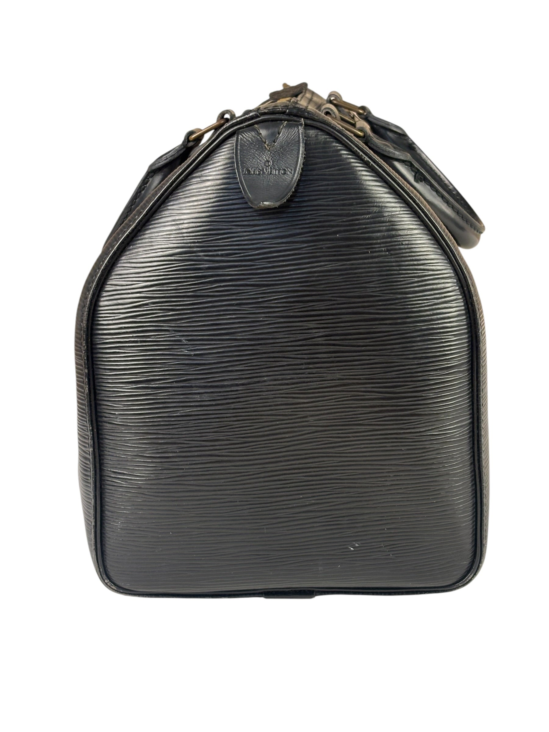 Louis Vuitton Black Epi Speedy 30