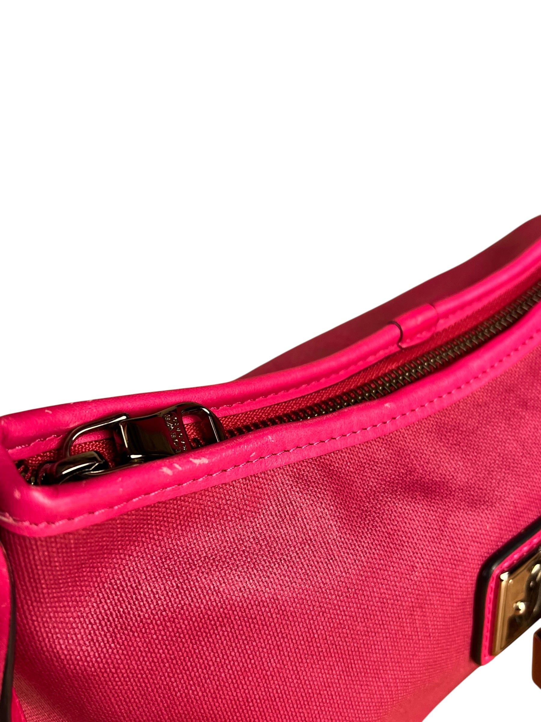 Loewe Fucshia Padlock Shoulder Pochette