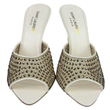 YSL Crystal Blonde Mules 37.5