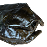 Loewe Vintage Nappa Aire Brown Patent Handbag