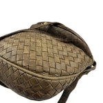 Bottega Veneta Brown Intrecciato Crossbody