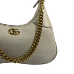 Gucci White Aphrodite Leather Shoulder Bag