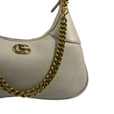 Gucci White Aphrodite Leather Shoulder Bag