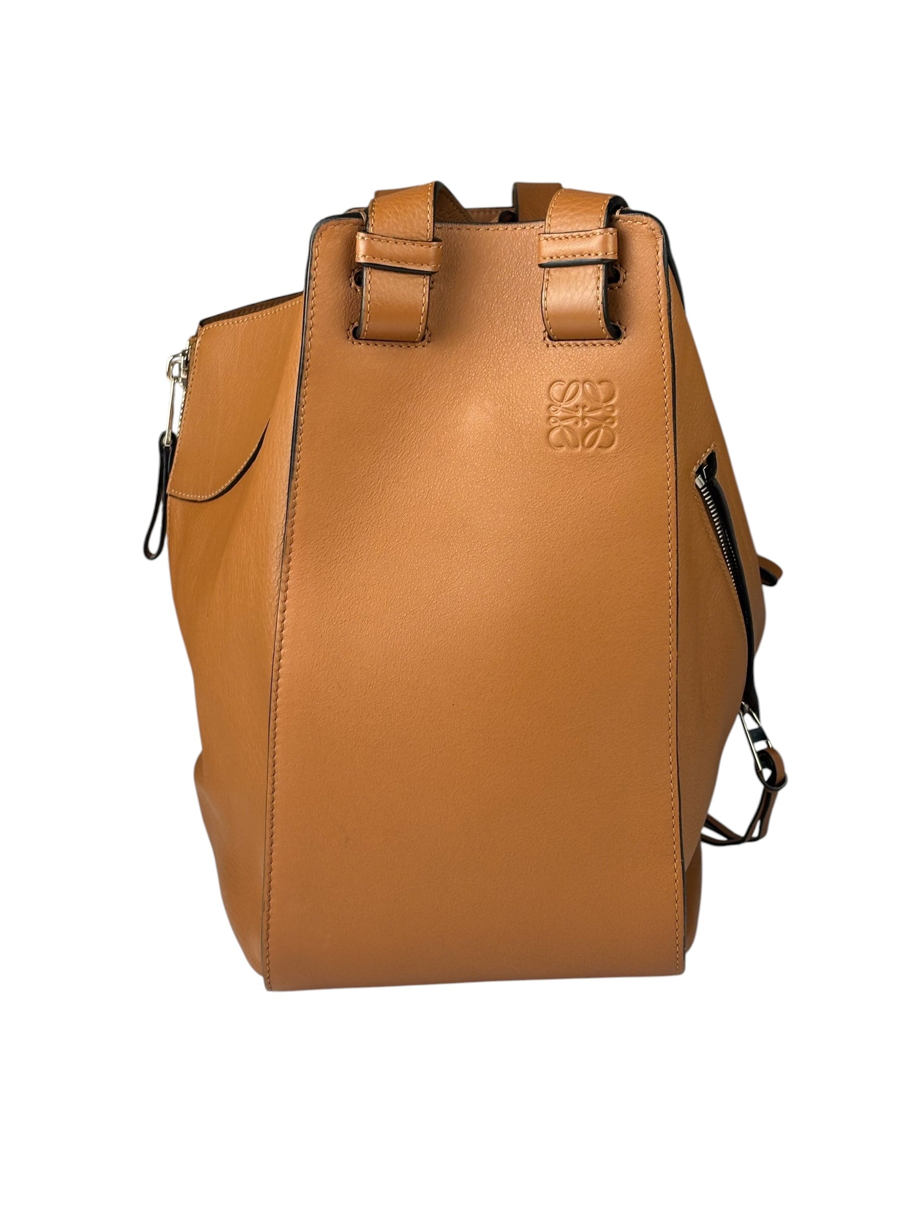 Loewe Tan Brown Calfskin Hammock Shoulder Bag