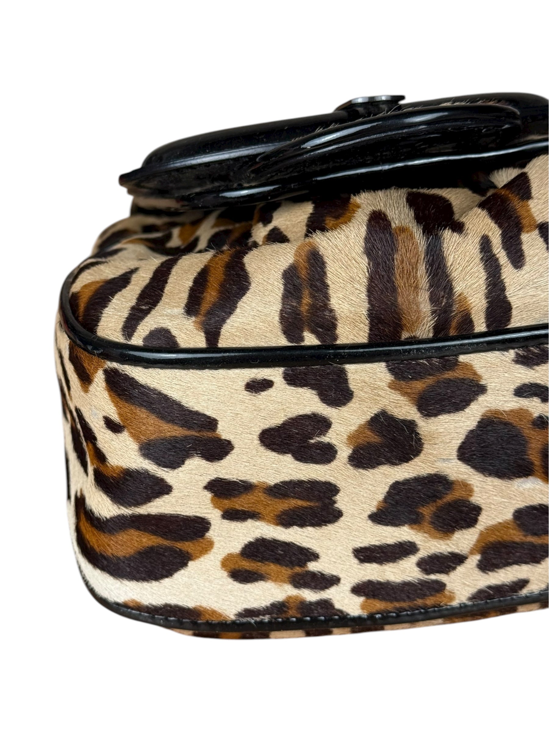 Fendi Leopard Print B Bag