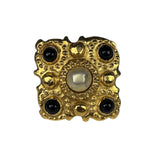 Chanel Collection 23 Baroque-Style Gold Plated Brooch