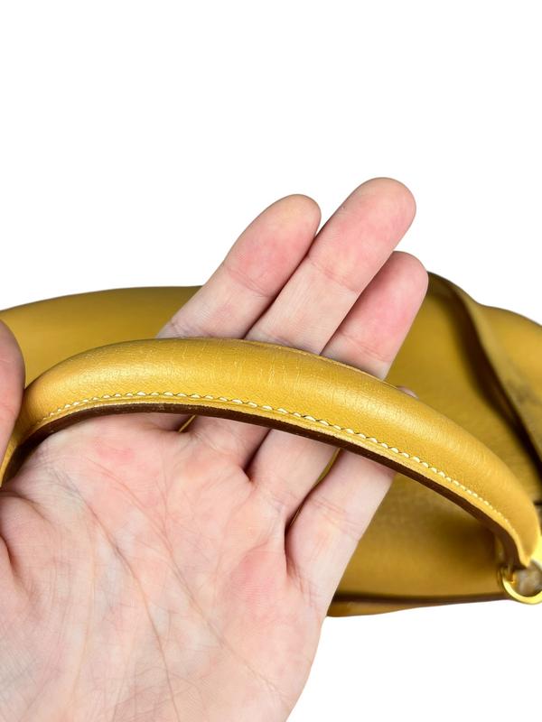 Hermes Kelly 35 Ambre Togo Gold 1997 Handbag