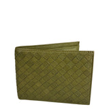 Bottega Veneta Intercciato Green Wallet