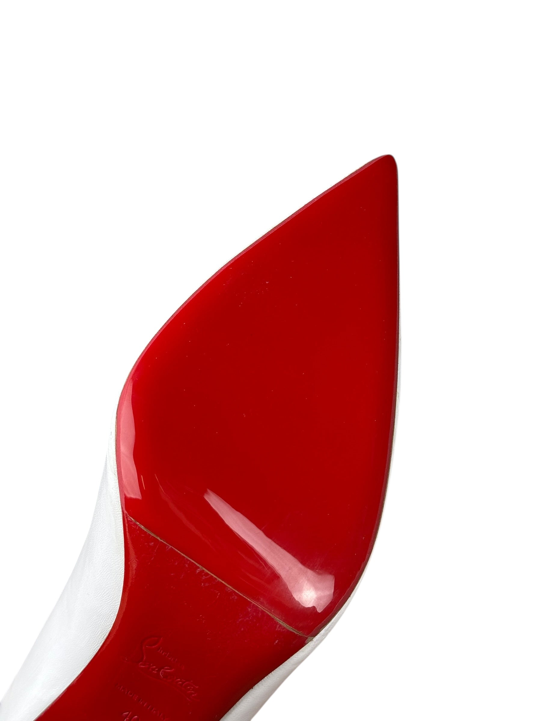 Christian Louboutin Kate Pumps White Nappa Leather