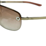 Christian Dior Vintage Pink Tinted Frame Sunglasses