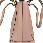 Salvatore Ferragamo Pink Saffiano Leather Shoulder Bag