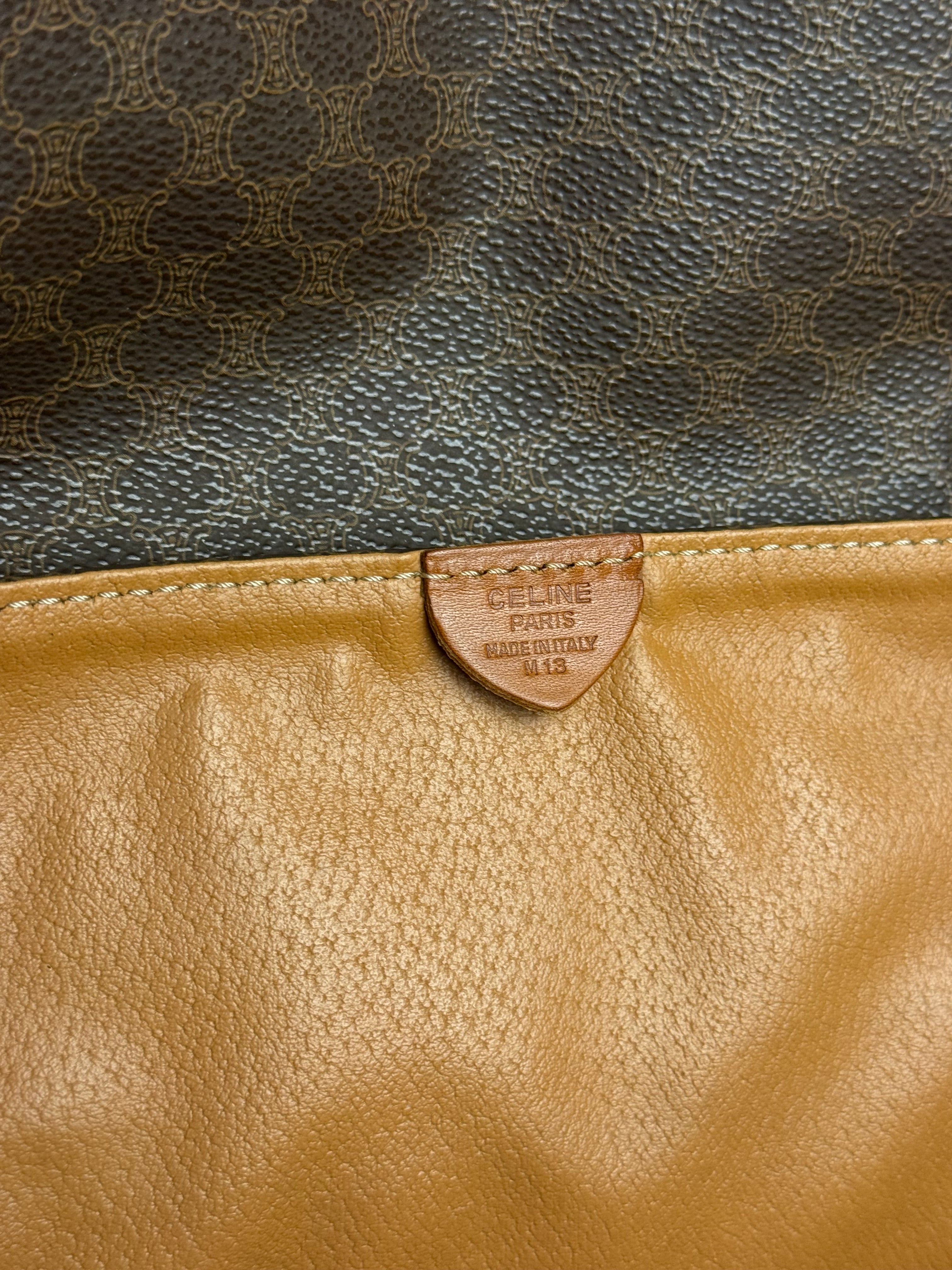 Celine Vintage Macadam Travel Bag