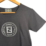 Fendi Embroidered Logo Top