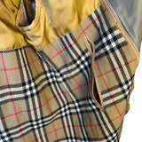 Burberry Vintage Grey Check Lined Coat