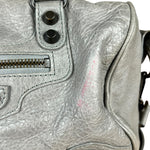 Balenciaga Mini Classic Leather City Bag Grey