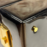 YSL Patent Jerry Cube Box Clutch