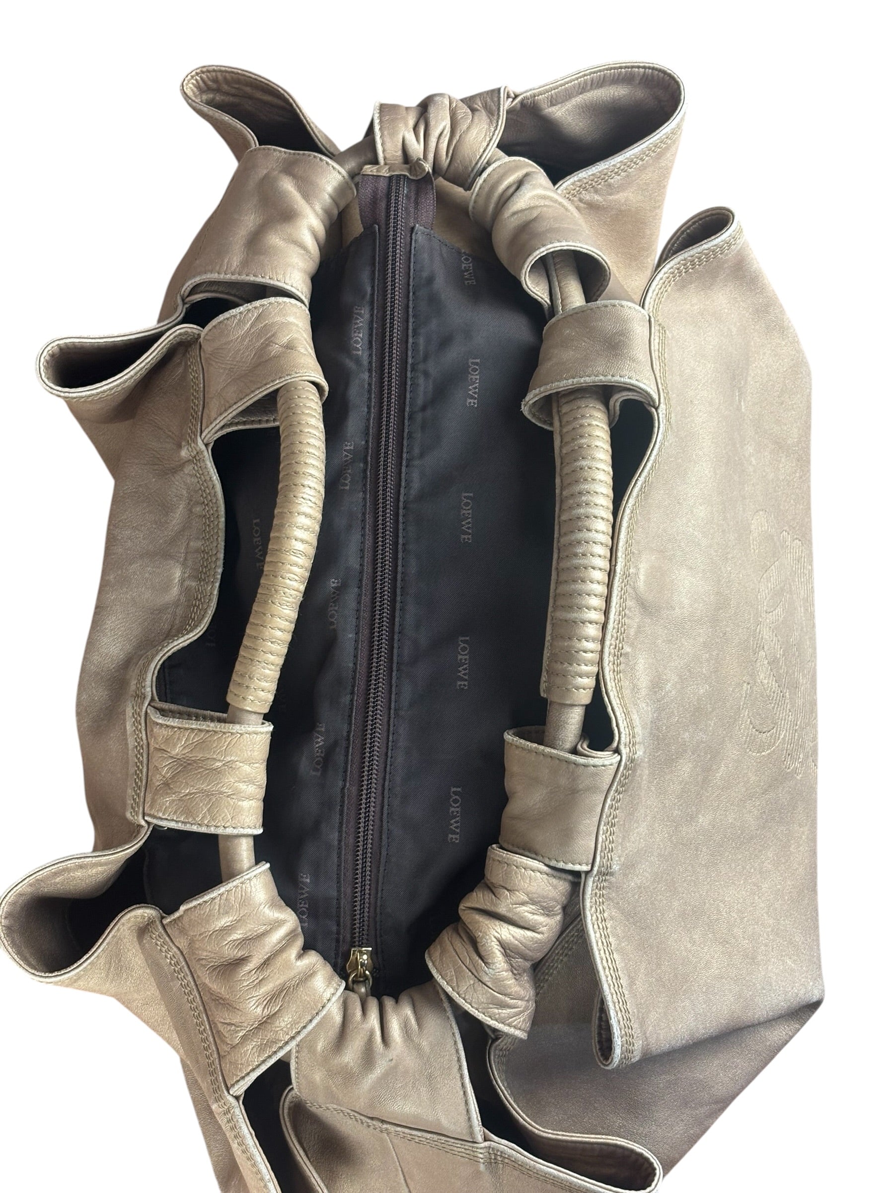 Loewe Vintage Beige Nappa Aire Bag