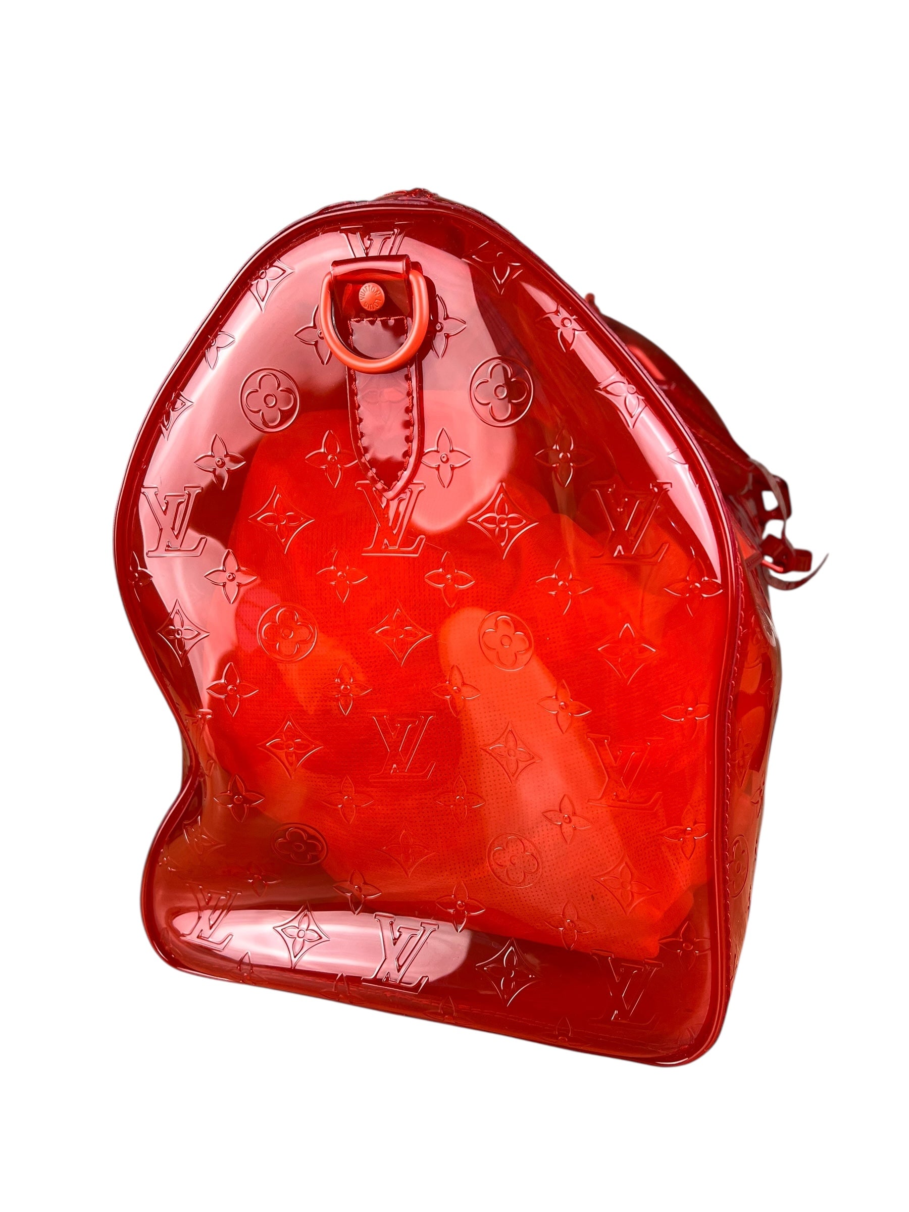 Louis Vuitton X Virgil Abloh Red Monogram PVC Bandouliere 50
