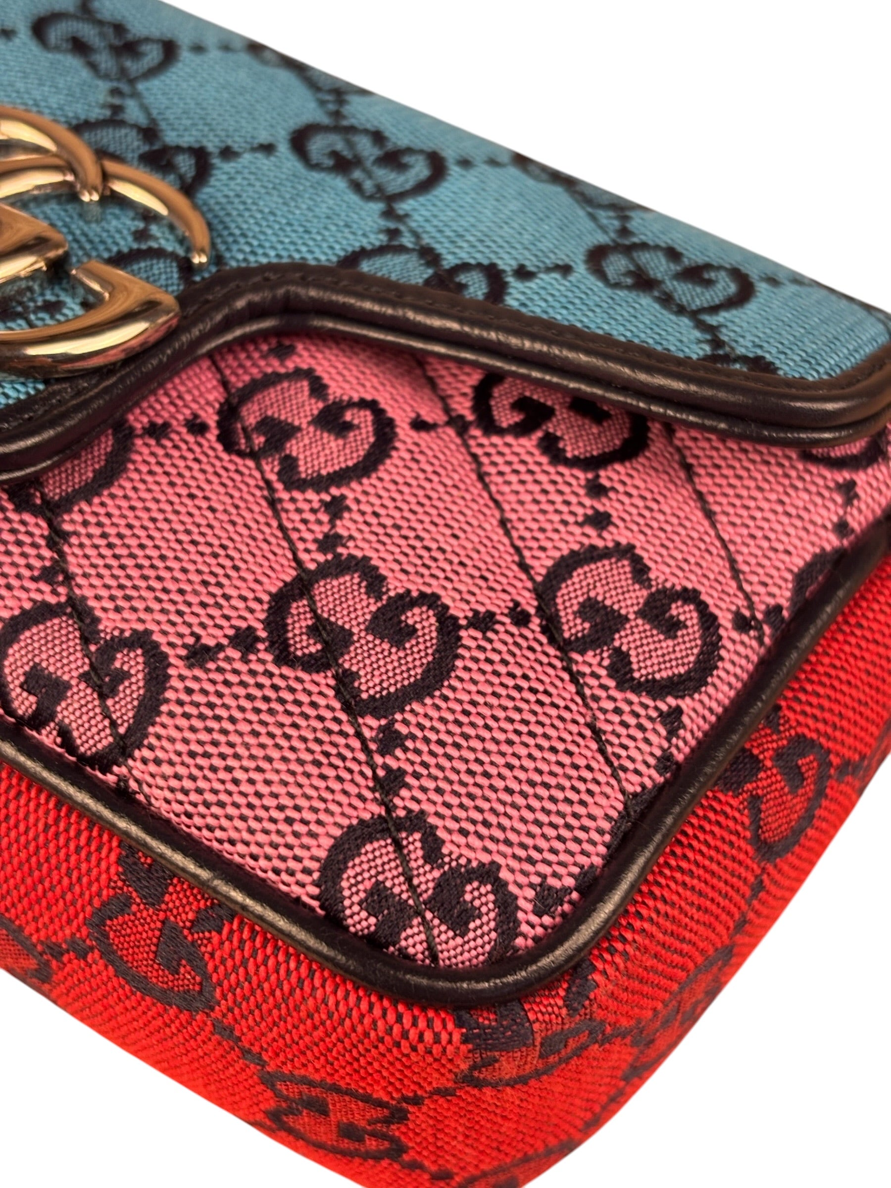 Gucci GG Multicolor Marmont Super Mini