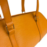 Louis Vuitton Orange Epi Leather Soufflot Handbag