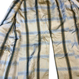 Burberry Vintage Khaki Plaid Lined Coat