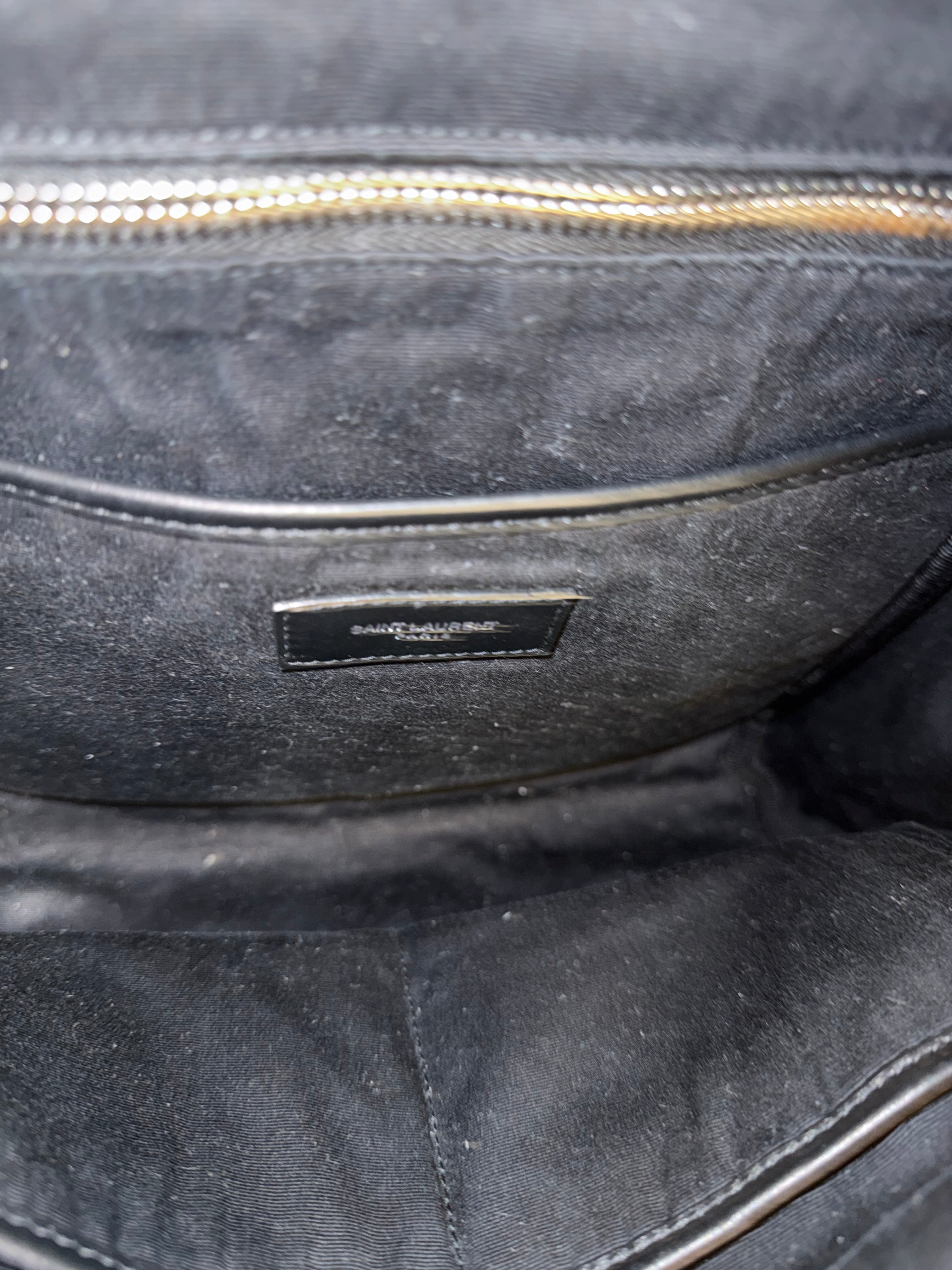 Saint Laurent Black S Canvas Backpack