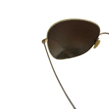 Oliver Peoples Gold-Tone Aviator Sunglasses