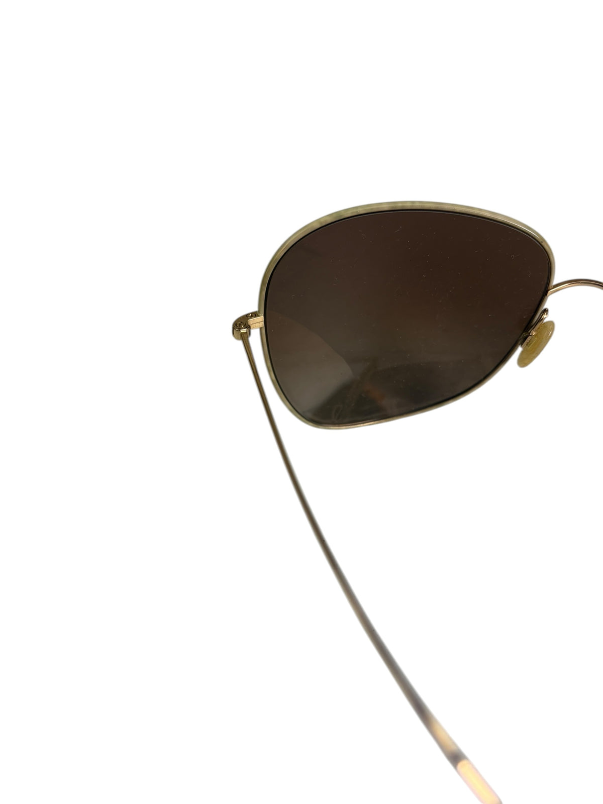 Oliver Peoples Gold-Tone Aviator Sunglasses