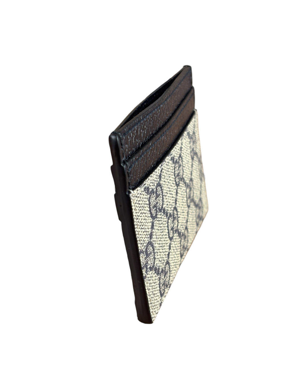 Gucci Navy Leather Ophidia Card Holder