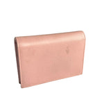 Prada Pink Saffiano Leather Compact Wallet