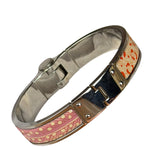 Hermes Charniere Enamel Hinged Bracelet/Cuff