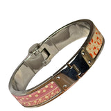 Hermes Charniere Enamel Hinged Bracelet/Cuff