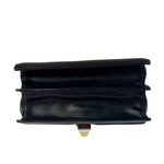 Fendi Black Leather Kan I Monster Eyes Shoulder Bag