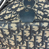 Christian Dior Vintage Navy Trotter Boston Bag