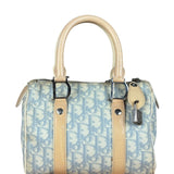 Christian Dior Vintage Trotter Canvas Mini Boston Bag
