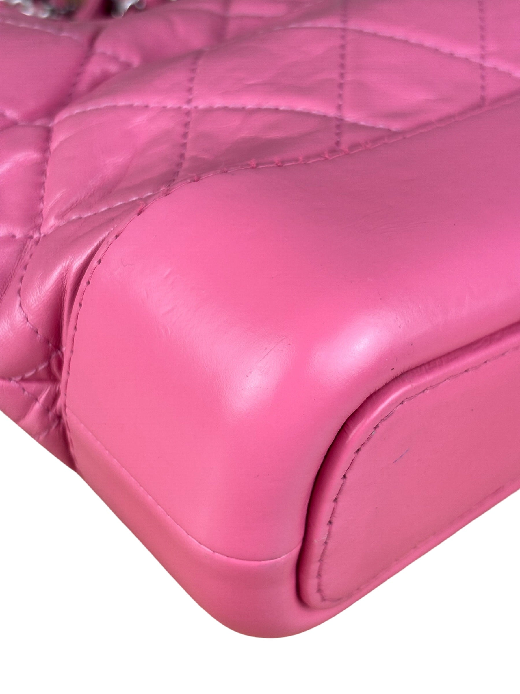 Chanel Pink Quilted Leather Small Gabrielle Hobo Bag 2019