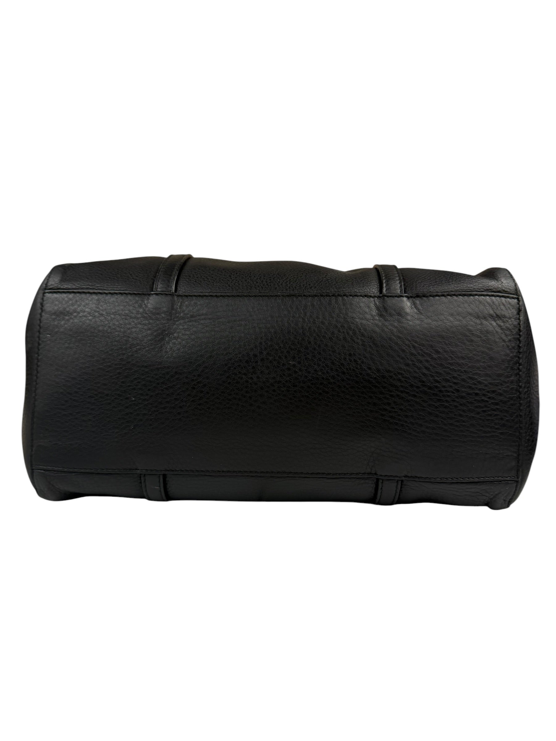 Balenciaga Black Leather Tote Bag