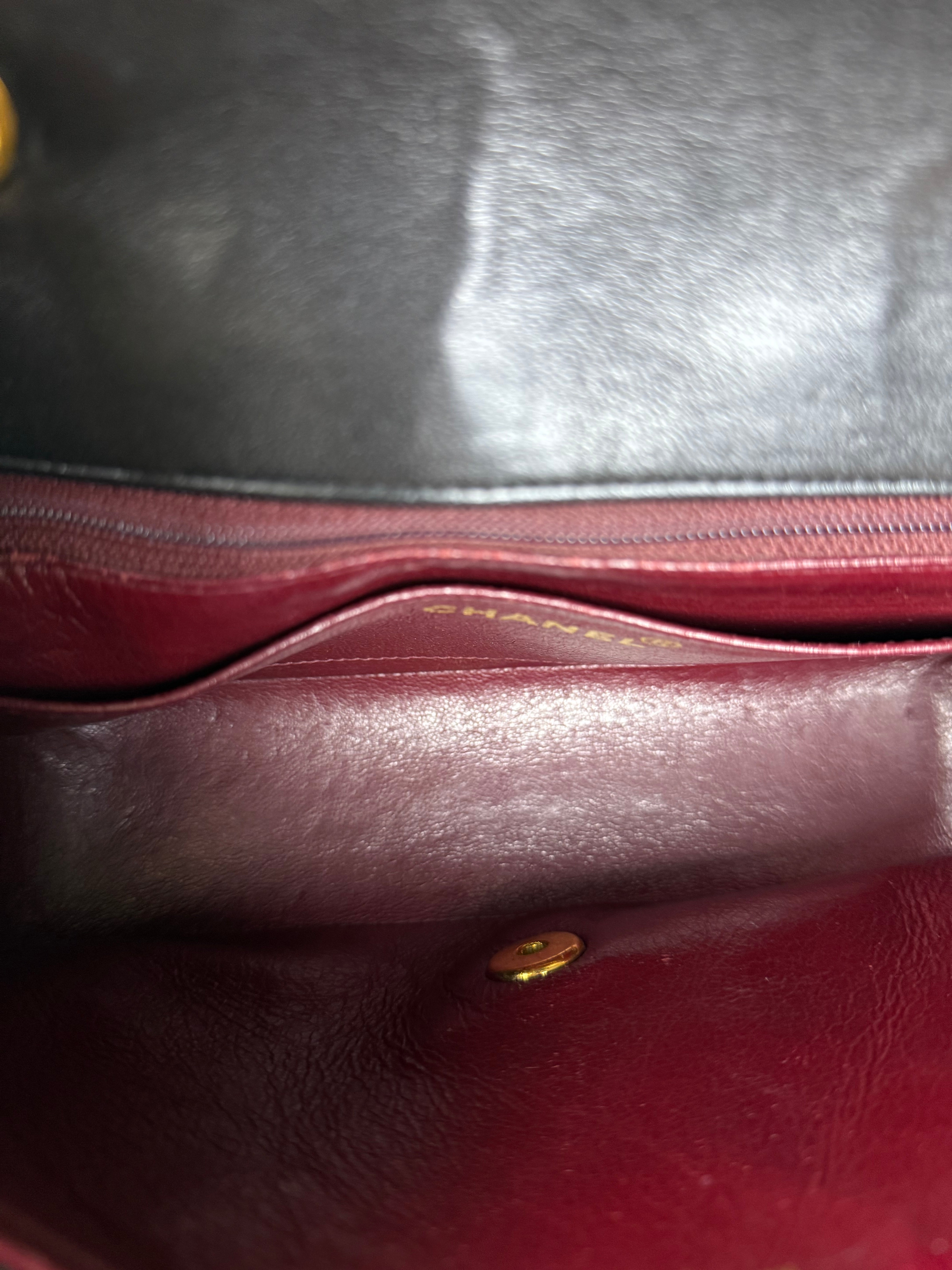 Chanel CC Diana Flap Bag Black 1994