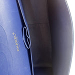 Chanel Perl Glossy Blue Quilted Patent Leather Double Flap Bag 2012