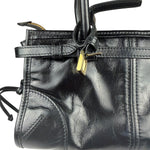 Prada Black Bonnie Calfskin Shoulder Bag