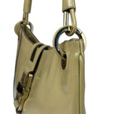 Gucci Vintage Beige Patent Leather Lady Lock Jackie Shoulder Bag