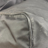 Prada Black Nylon Boston Travel Bag