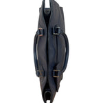 Prada Navy Blue Saffiano Leather Vertical Tote Bag