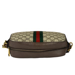 Gucci Beige GG Supreme Ophidia Camera Bag