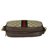 Gucci Beige GG Supreme Ophidia Camera Bag